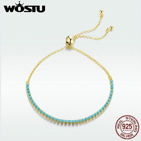 link, chain wostu 925 sterling silver bracelets for women blue memory zircon link party jewelry dxb118, Black
link, chain wostu 925 sterling silver bracelets for women blue memory zircon link party jewelry dxb118, Black