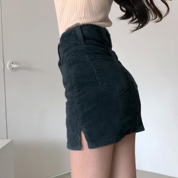 skirts skirt jeans 2021 spring/summer korean version shows thin open fork anti-walking light belt lining girl, Black 
skirts skirt jeans 2021 spring/summer korean version shows thin open fork anti-walking light belt lining girl, Black