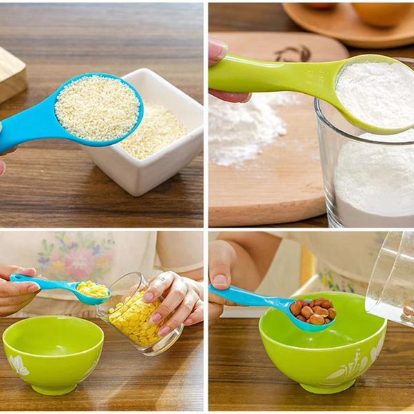 spoons kitchen graduated measuring spoon color five-piece salt gram seasoning milk powder baking tool
spoons kitchen graduated measuring spoon color five-piece salt gram seasoning milk powder baking tool
