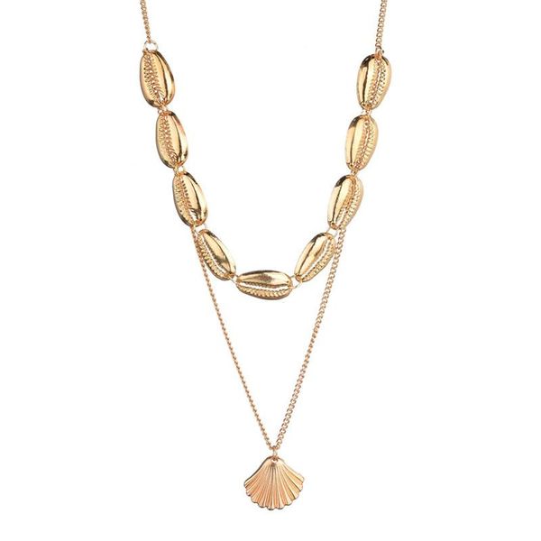 chokers simple multi- layer shell necklace pendant for women rope natural choker statement neckalce jewelry wedding bride gift, Golden;silver
chokers simple multi- layer shell necklace pendant for women rope natural choker statement neckalce jewelry wedding bride gift, Golden;silver