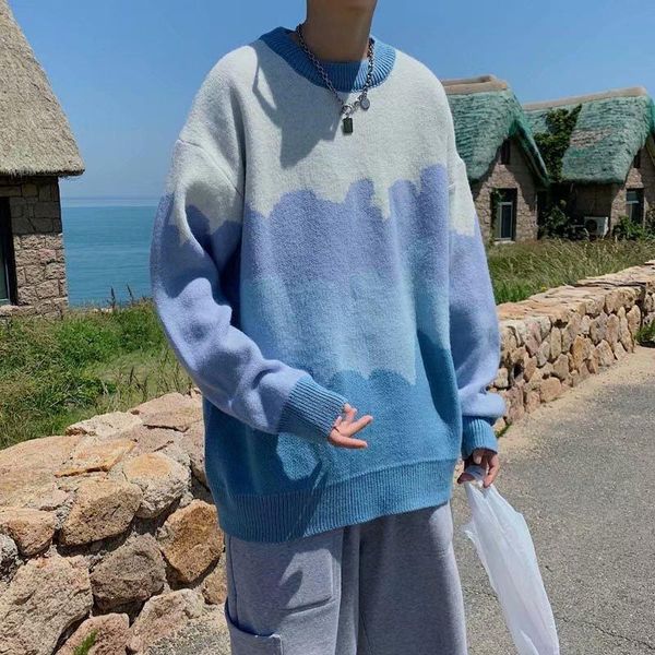 men's sweaters 2021 harajuku sweater men winter vintage round neck loose pullover couples korean clothes hip hop retro knitted, White;black
men's sweaters 2021 harajuku sweater men winter vintage round neck loose pullover couples korean clothes hip hop retro knitted, White;black