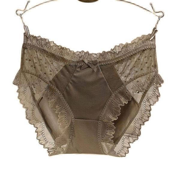 women's panties imitate silk smooth lace hollow transparent low waist underwear mesh high elasticity breathable soft female breifs, Black;pink
women's panties imitate silk smooth lace hollow transparent low waist underwear mesh high elasticity breathable soft female breifs, Black;pink
