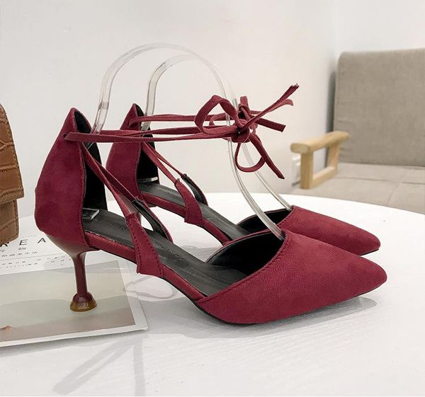 dress shoes net red sandals women 2021 spring pointed lace-up single high heels shallow mouth high-heeled women's, Black
dress shoes net red sandals women 2021 spring pointed lace-up single high heels shallow mouth high-heeled women's, Black