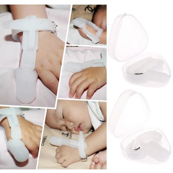 nontoxic silicone baby kids child finger guard sthumb sucking wrist band care pacifiers#
nontoxic silicone baby kids child finger guard sthumb sucking wrist band care pacifiers#