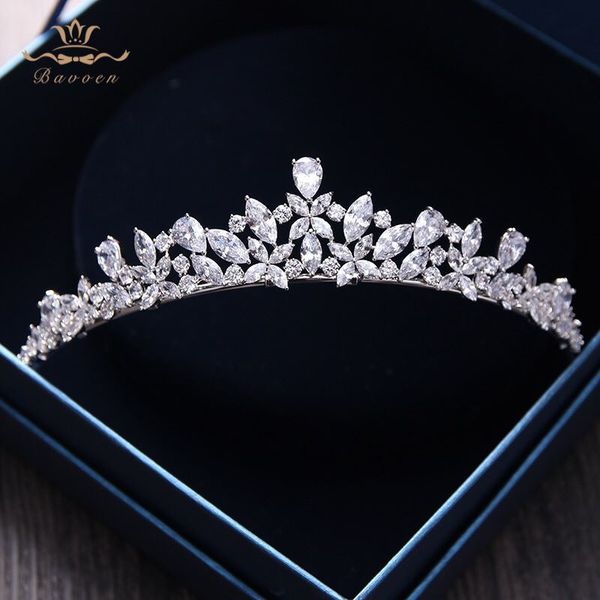 bavoen elegant sparkling zircon brides tiaras headpieces plated crystal bridal crowns headbands wedding dress hair accessories 210203, White;golden
bavoen elegant sparkling zircon brides tiaras headpieces plated crystal bridal crowns headbands wedding dress hair accessories 210203, White;golden