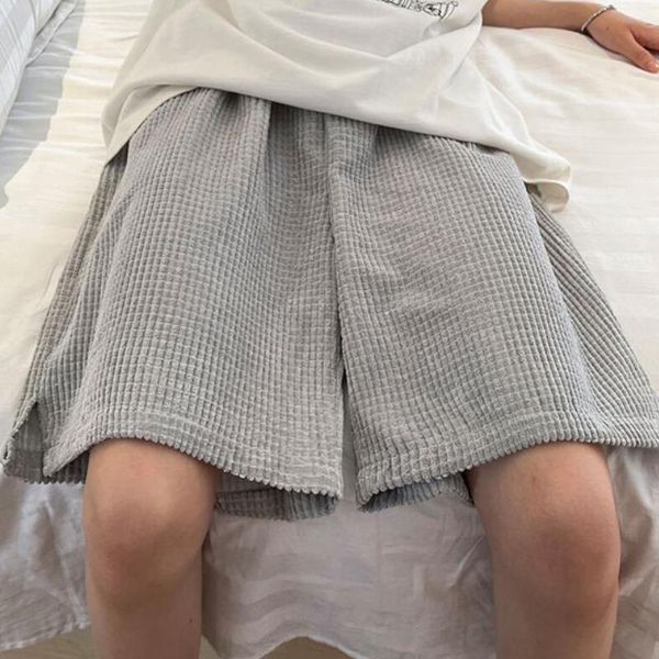 men's shorts summer solid color plaid short pants men korean loose straight casual harajuku streetwear five-point, White;black
men's shorts summer solid color plaid short pants men korean loose straight casual harajuku streetwear five-point, White;black