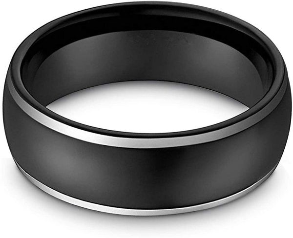 wedding rings 8mm curved beveled edge white ring fashion creative jewelry, Slivery;golden
wedding rings 8mm curved beveled edge white ring fashion creative jewelry, Slivery;golden