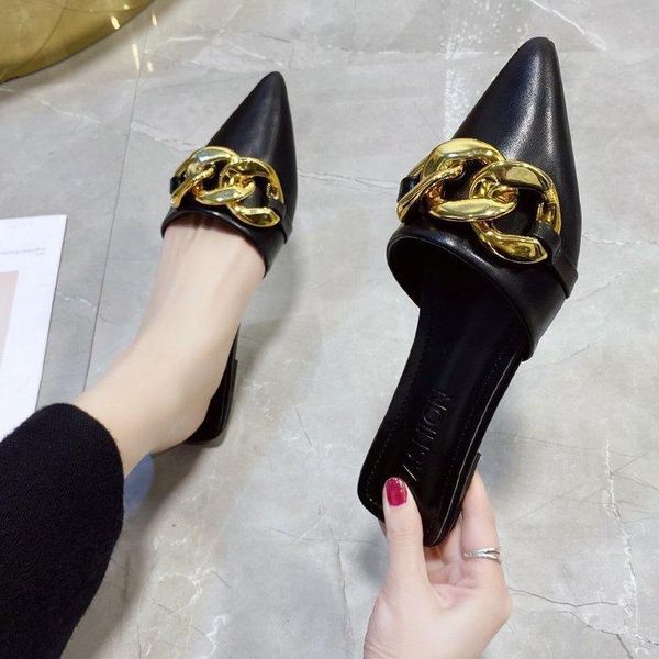 slippers loafers shoes ladies' rivet cover toe low luxury slides slipers women soft flat summer designer 2021 pu rubber fashion, Black
slippers loafers shoes ladies' rivet cover toe low luxury slides slipers women soft flat summer designer 2021 pu rubber fashion, Black