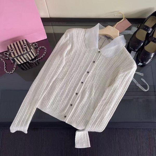 women's knits & tees kr0763 fashion sweaters 2021 runway luxury european design party style clothing, White
women's knits & tees kr0763 fashion sweaters 2021 runway luxury european design party style clothing, White