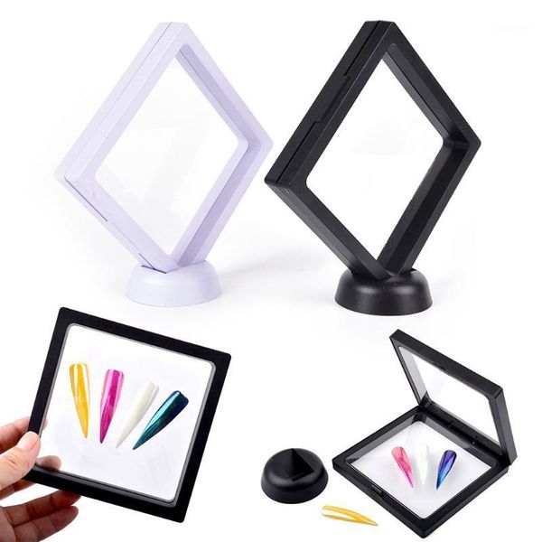 arrival 1 set 3d floating nail tips display bague packaging box with pet membrane jewellery stones presentation case art equipment1, Silver
arrival 1 set 3d floating nail tips display bague packaging box with pet membrane jewellery stones presentation case art equipment1, Silver