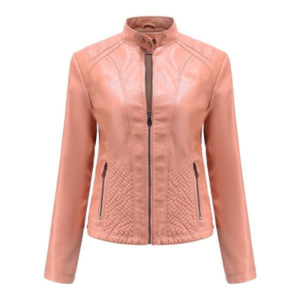 women's leather & faux 2021 autumn winter casual embroidery trend thin coat motorcycle jacket, Black
women's leather & faux 2021 autumn winter casual embroidery trend thin coat motorcycle jacket, Black