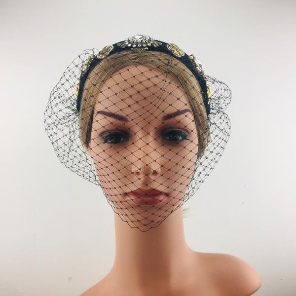 bridal veils colorful rhinestone face mask for headwear gold bees veil elegant birdcage net hair jewelry acccessories, Black
bridal veils colorful rhinestone face mask for headwear gold bees veil elegant birdcage net hair jewelry acccessories, Black