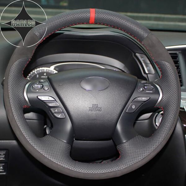 steering wheel covers diy car cover for infinit jx35 qx60 q70 genuine suede leather custom hand stitching holder on wrap handlebar
steering wheel covers diy car cover for infinit jx35 qx60 q70 genuine suede leather custom hand stitching holder on wrap handlebar