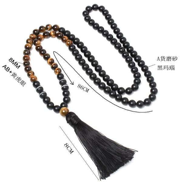 link, chain 5 pack accessories stone beads black agate with tiger eye tassel necklace long sweater
link, chain 5 pack accessories stone beads black agate with tiger eye tassel necklace long sweater