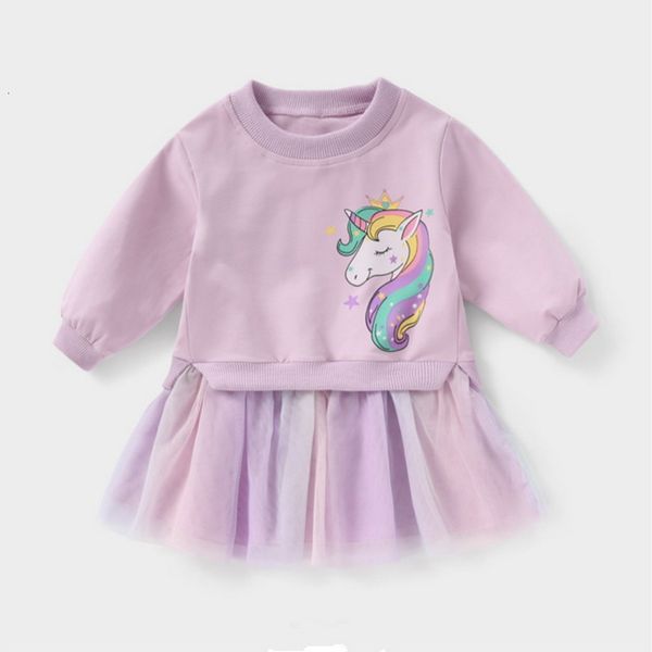 girl's dresses spring girls cartoon unicorn princess sweatershirt colorful tutu kids clothing e2288 lhb7, Red;yellow
girl's dresses spring girls cartoon unicorn princess sweatershirt colorful tutu kids clothing e2288 lhb7, Red;yellow