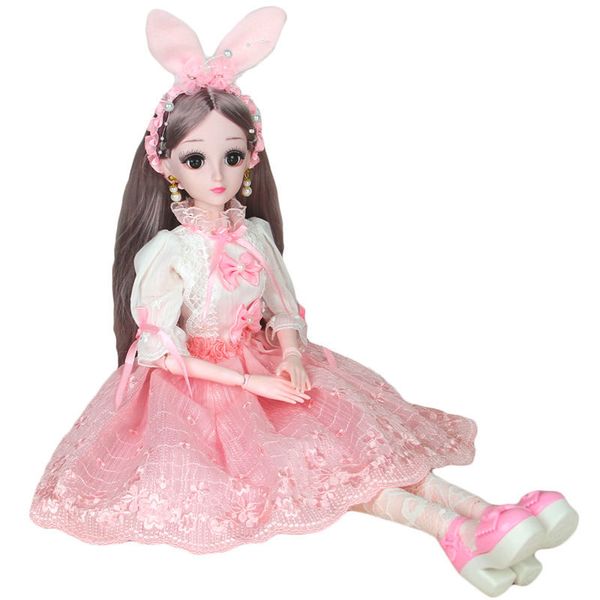 60cm doll fashion girl doll large original handmade 1/3 doll full set of 18 joint girl toy holiday gift
60cm doll fashion girl doll large original handmade 1/3 doll full set of 18 joint girl toy holiday gift