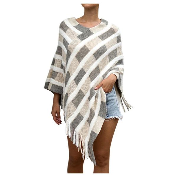 women's jackets women winter knitted cashmere poncho capes shawl cardigans sweater coat for jacket 2021, Black;brown
women's jackets women winter knitted cashmere poncho capes shawl cardigans sweater coat for jacket 2021, Black;brown