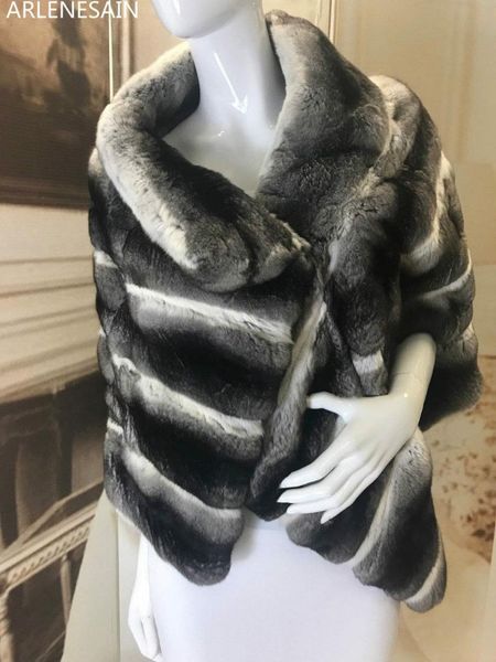 women's fur & faux arlenesain custom 2021 fashion luxury chinchilla women jacket, Black
women's fur & faux arlenesain custom 2021 fashion luxury chinchilla women jacket, Black