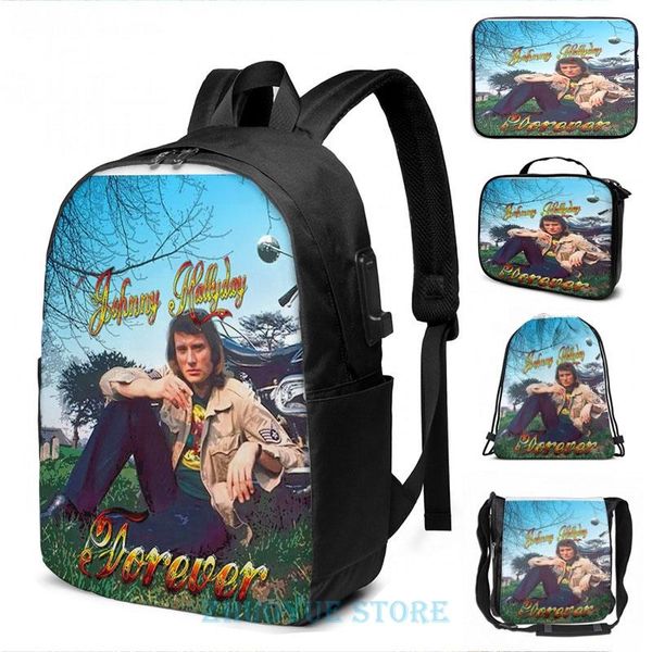 backpack funny graphic print johnny hallyday forever usb charge men school bags women bag travel laptop
backpack funny graphic print johnny hallyday forever usb charge men school bags women bag travel laptop