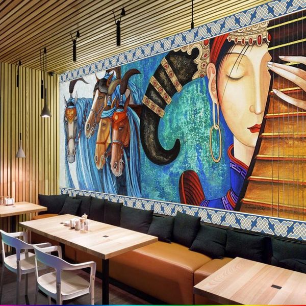 wallpapers dropship custom mural hand painted art mongolian horse war el restaurant background wallpaper for room
wallpapers dropship custom mural hand painted art mongolian horse war el restaurant background wallpaper for room