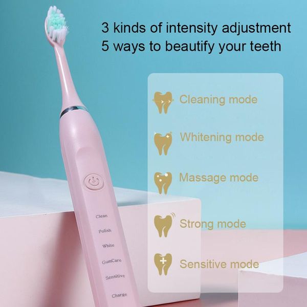 smart electric toothbrush powerful sonic cleaning rechargeable waterproof for man women beauty health home use devices
smart electric toothbrush powerful sonic cleaning rechargeable waterproof for man women beauty health home use devices