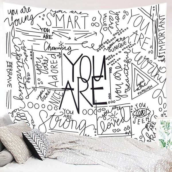 tapestries quote you are wall tapestry letter art positive saying hanging large paper for dorm bedroom living tapastry
tapestries quote you are wall tapestry letter art positive saying hanging large paper for dorm bedroom living tapastry