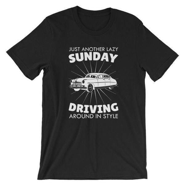 sunday driving t-shirt. car auto 100% cotton premium tee shirt men's t-shirts, White;black
sunday driving t-shirt. car auto 100% cotton premium tee shirt men's t-shirts, White;black