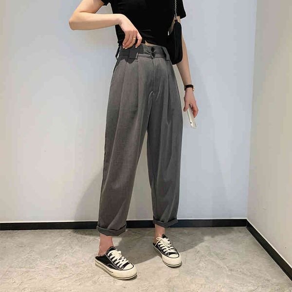 capris korean version of summer women's casual pants high waist thin straight soothing curtain show fine grey jiufen bread, Black;white
capris korean version of summer women's casual pants high waist thin straight soothing curtain show fine grey jiufen bread, Black;white
