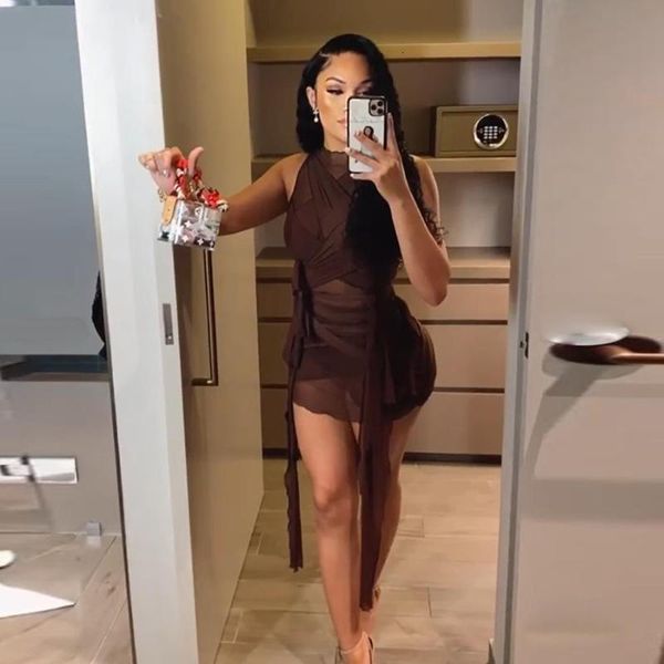 casual dresses giyu see through mesh woman dress bodycon club party bandage draped mini summer sleeveless o neck vestidos b8eo, Black;gray
casual dresses giyu see through mesh woman dress bodycon club party bandage draped mini summer sleeveless o neck vestidos b8eo, Black;gray