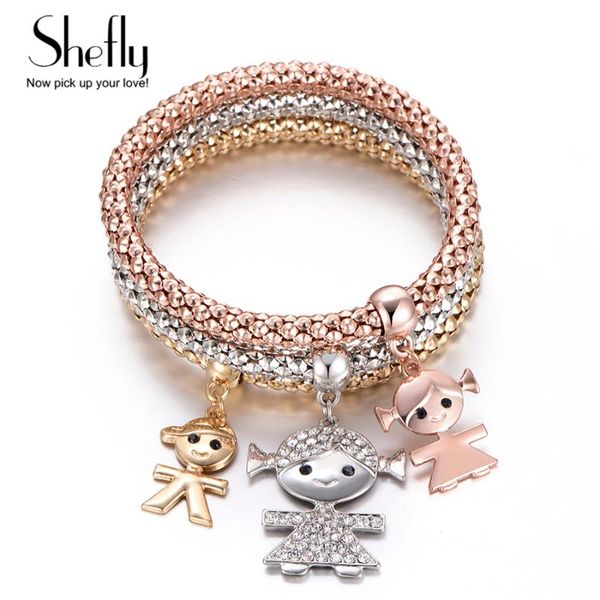 link, chain 3pcs popcorn bracelet for women boys and girls charm bracelets & bangles pulseria feminina pulseras mujer moda 2021, Black
link, chain 3pcs popcorn bracelet for women boys and girls charm bracelets & bangles pulseria feminina pulseras mujer moda 2021, Black