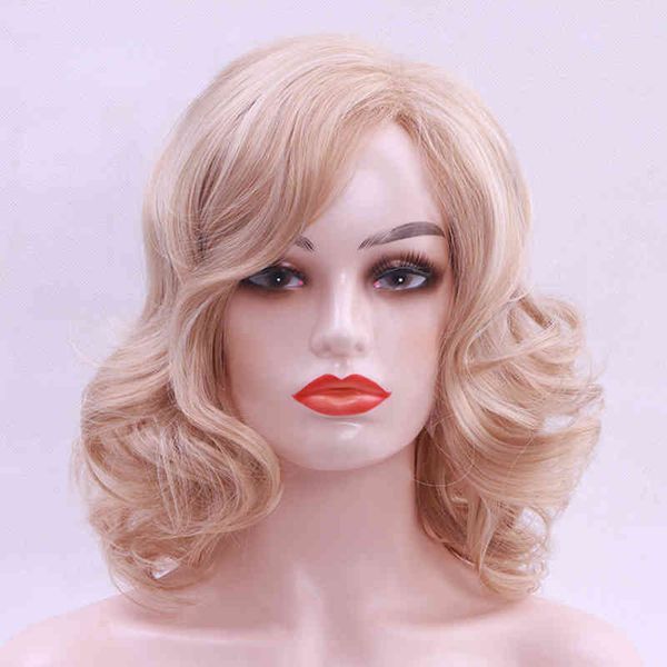 wig female short hair style high temperature silk whole chemical fiber head cover, Black
wig female short hair style high temperature silk whole chemical fiber head cover, Black