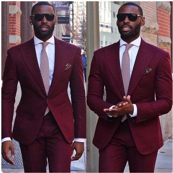 burgundy bridegroom tuxedos custom made modern two button men groom suits (jacket+pants) men's & blazers, White;black
burgundy bridegroom tuxedos custom made modern two button men groom suits (jacket+pants) men's & blazers, White;black