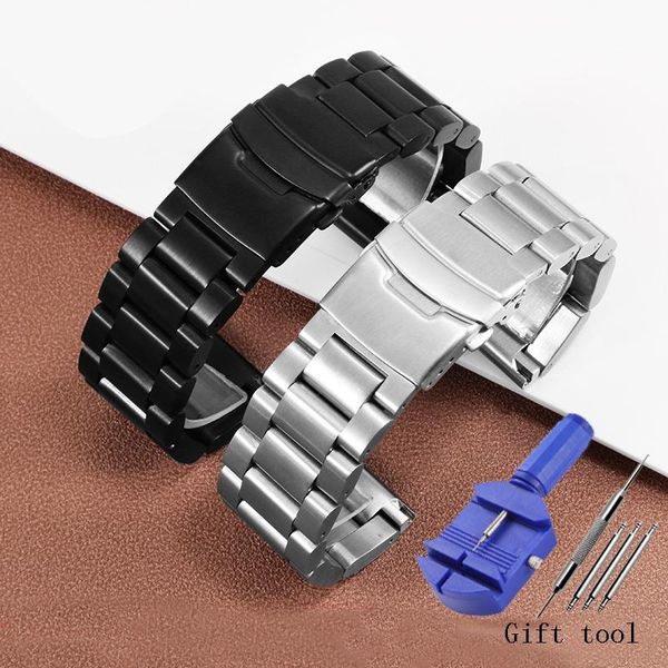 watch bands thickened stainless steel band 22mm 24mm 26mm black silver bracelet replacement metal belt for men's accessories, Black;brown
watch bands thickened stainless steel band 22mm 24mm 26mm black silver bracelet replacement metal belt for men's accessories, Black;brown