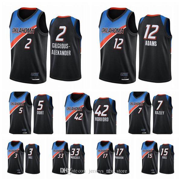 2021 oklahoma city thundere men steven adams shai gilgeous-alexander black city basketball jersey new uniform, Black;red
2021 oklahoma city thundere men steven adams shai gilgeous-alexander black city basketball jersey new uniform, Black;red