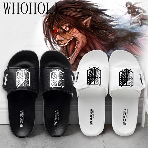 men slides non-slip japanese anime attack on titan male slippers man flip flops summer beach women home bathroom sandals outdoor, Black
men slides non-slip japanese anime attack on titan male slippers man flip flops summer beach women home bathroom sandals outdoor, Black