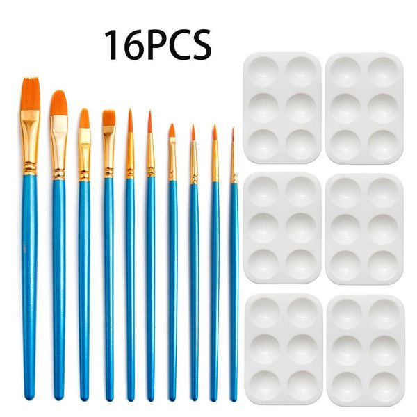 gift sets 16pcs/bag acrylic painting brush set oil paint watercolor palette art tools drawing brushes for children beginner supplies
gift sets 16pcs/bag acrylic painting brush set oil paint watercolor palette art tools drawing brushes for children beginner supplies