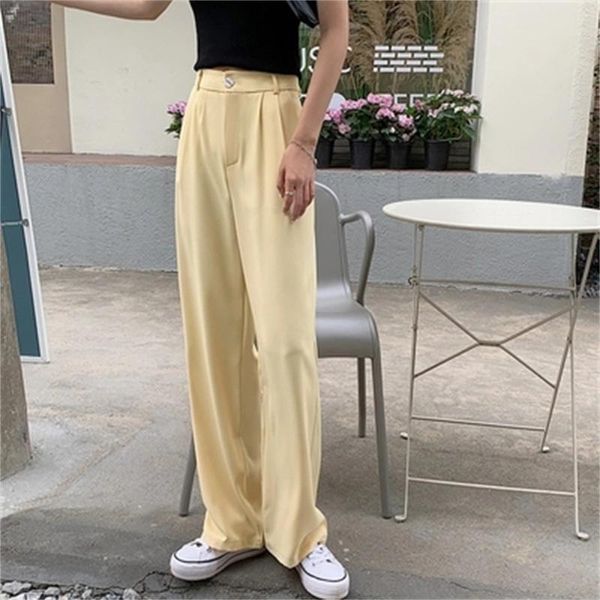 women's pants & capris hzirip all match plus size s-l slim loose 2021 casual straight summer high waist stylish femme trousers, Black;white
women's pants & capris hzirip all match plus size s-l slim loose 2021 casual straight summer high waist stylish femme trousers, Black;white