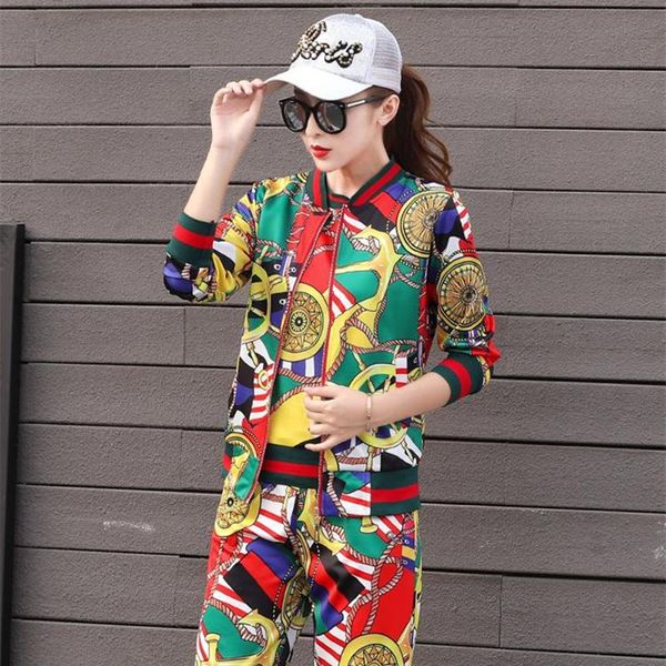 two piece dress womens fashion superior letter printing female loose round neck zipper + shorts three-piece ladies trouser suit c, White
two piece dress womens fashion superior letter printing female loose round neck zipper + shorts three-piece ladies trouser suit c, White