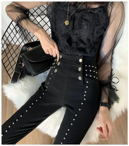 women's jeans women high waist woman black blue elastic skinny pencil pants female plus size zipper wash denim trousers girl
women's jeans women high waist woman black blue elastic skinny pencil pants female plus size zipper wash denim trousers girl