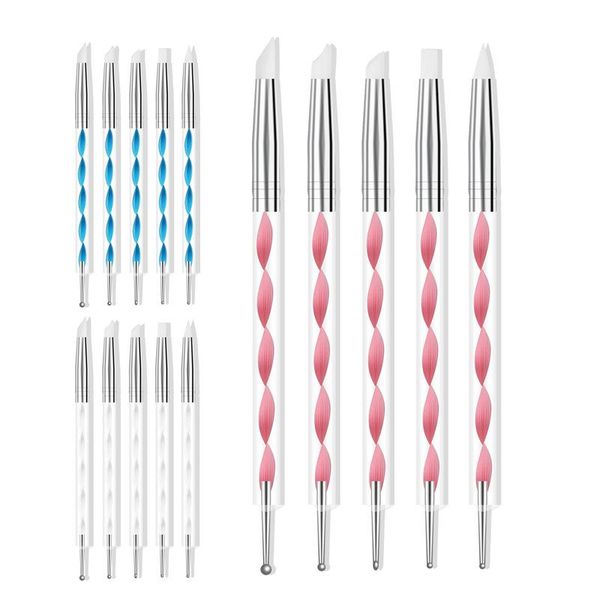 nail art kits 5pcs double-head drill pens, silicone embossed engraving hollow pens
nail art kits 5pcs double-head drill pens, silicone embossed engraving hollow pens