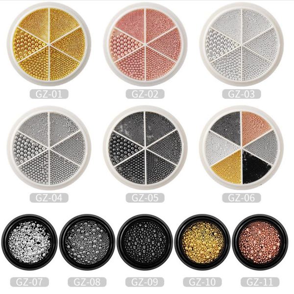nail art decorations 1box mix size stainless steel mini balls nails black rose gold silver caviar beads studs accessories, Silver;gold
nail art decorations 1box mix size stainless steel mini balls nails black rose gold silver caviar beads studs accessories, Silver;gold