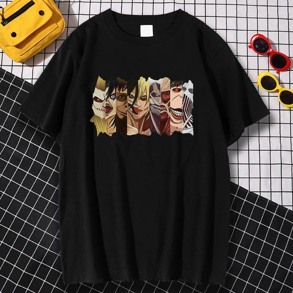 men's t-shirts anime attack on titan t shirts man woman loose harajuku summer short sleeve o neck hip hop streetwear tee oversized tsh, White;black
men's t-shirts anime attack on titan t shirts man woman loose harajuku summer short sleeve o neck hip hop streetwear tee oversized tsh, White;black