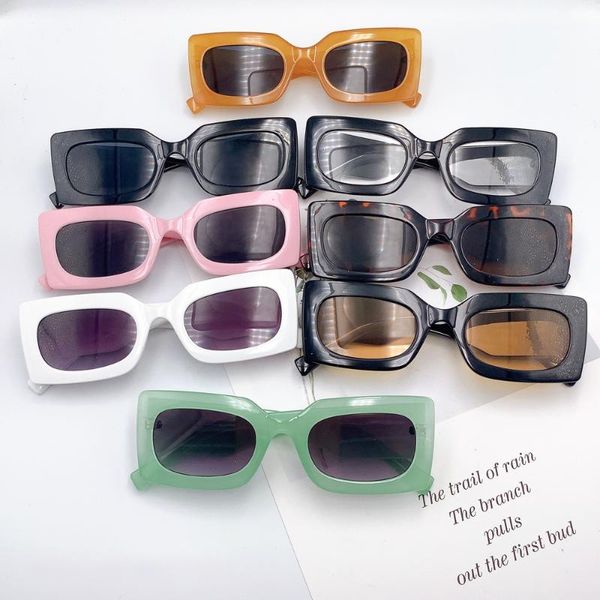 sunglasses fashion retro ladies small rectangular sun glasses women men thick frame vintage eyeglasses female ocean lens shades, White;black
sunglasses fashion retro ladies small rectangular sun glasses women men thick frame vintage eyeglasses female ocean lens shades, White;black