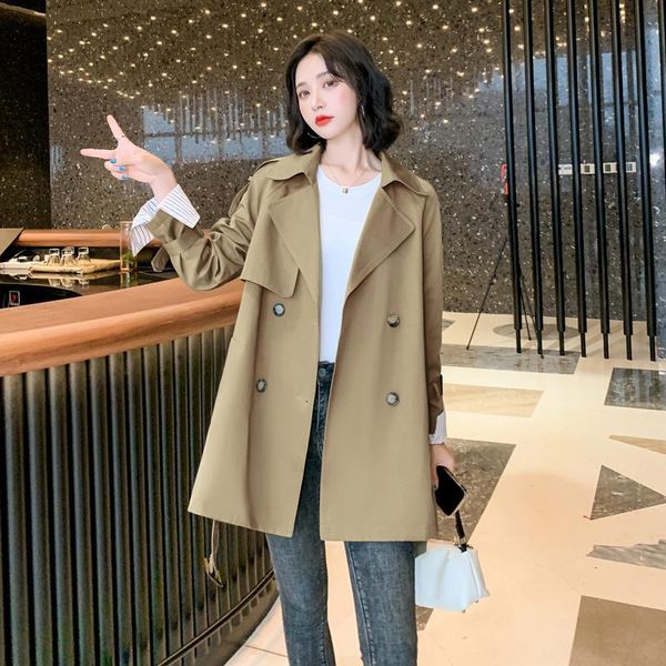 women's wool & blends 2021fall slim fit mid-length long sleeve suit collar double breasted solid color fashion trench coat, Black
women's wool & blends 2021fall slim fit mid-length long sleeve suit collar double breasted solid color fashion trench coat, Black