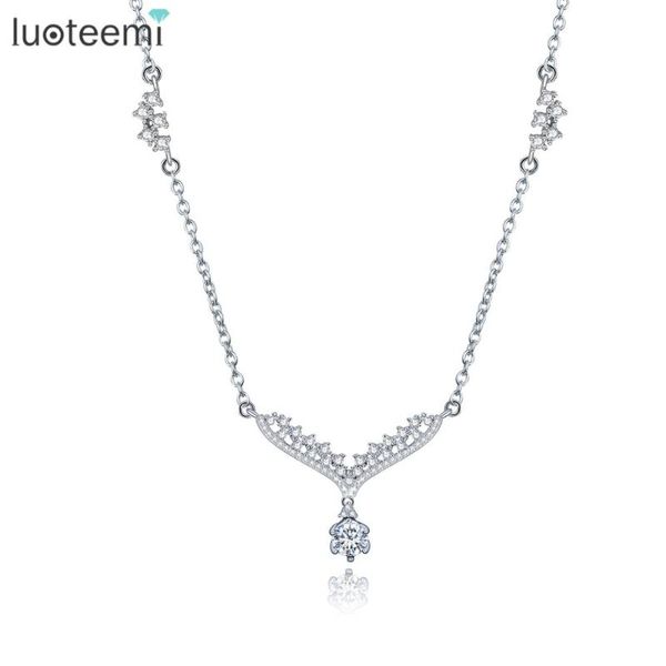 pendant necklaces luoteemi korean fashion temperament clavicle chain love gift shining cz necklace waterdrop simple jewelry for women, Silver
pendant necklaces luoteemi korean fashion temperament clavicle chain love gift shining cz necklace waterdrop simple jewelry for women, Silver
