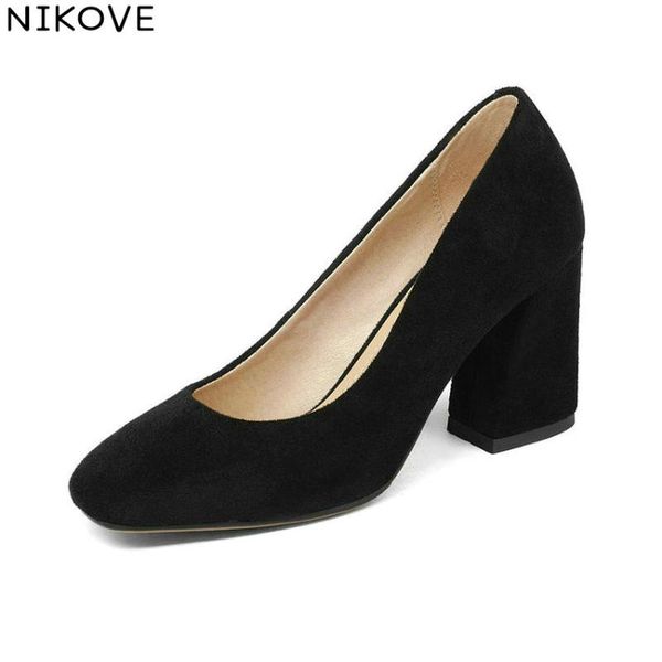 women pumps shoes casual square high heels toe slip on shallow elegant for size 34-43 dress, Black
women pumps shoes casual square high heels toe slip on shallow elegant for size 34-43 dress, Black
