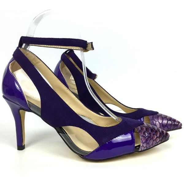 dress shoes women pointed toe high heels pumps cutout pvc stilettos ankle strap purple us 6, Black
dress shoes women pointed toe high heels pumps cutout pvc stilettos ankle strap purple us 6, Black