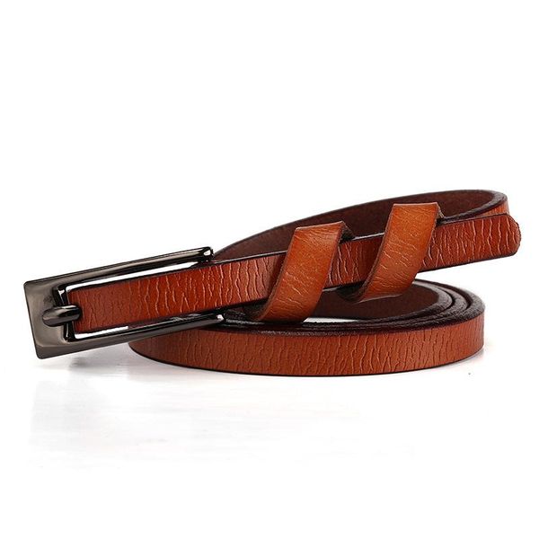 belts women's thin belt genuine leather pure cowhide korean style all-match fashion decorative pin buckle luxury, Black;brown
belts women's thin belt genuine leather pure cowhide korean style all-match fashion decorative pin buckle luxury, Black;brown