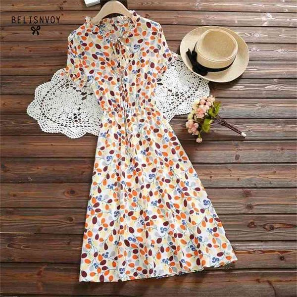 mori girl floral printed summer dress korean fashion women short sleeve ruffled dresses casual femininos vintage vestidos 210520, Black;gray
mori girl floral printed summer dress korean fashion women short sleeve ruffled dresses casual femininos vintage vestidos 210520, Black;gray