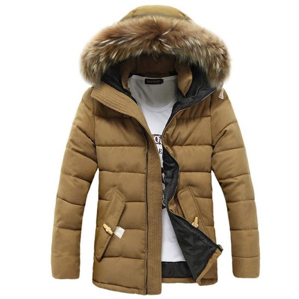 men's down parkas fashion men winter coat hooded long sleeve male parka jacket pocket thickening outwear solid warm clothes, Black
men's down parkas fashion men winter coat hooded long sleeve male parka jacket pocket thickening outwear solid warm clothes, Black